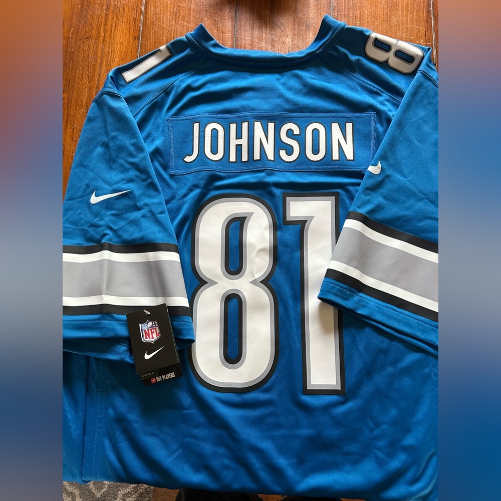 Calvin Johnson Detroit lions unisex Jersey